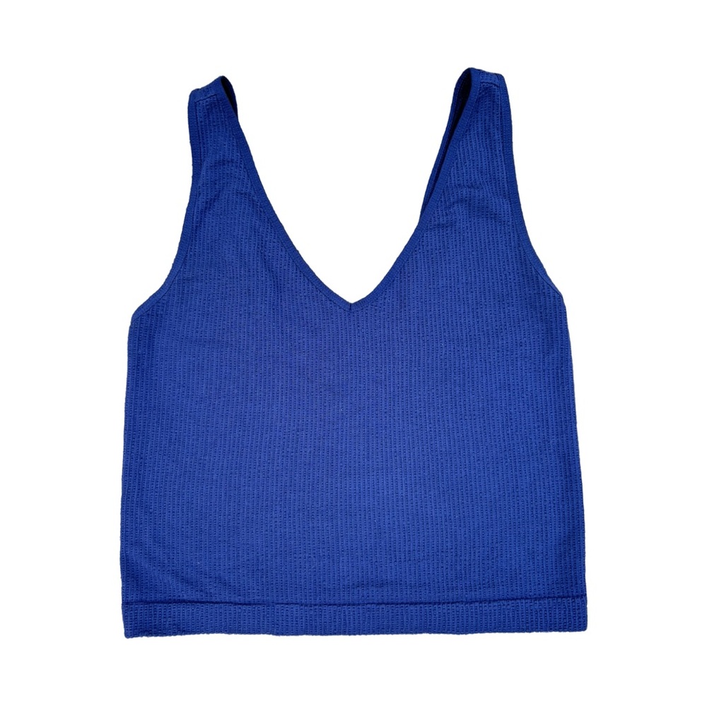 Old Navy | Navy Blue V-Neck Cropped Tank Top